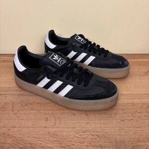 ADIDAS Sambae Shoes Black Women Size 9.5 Sneakers Casual Everyday Comfort Street